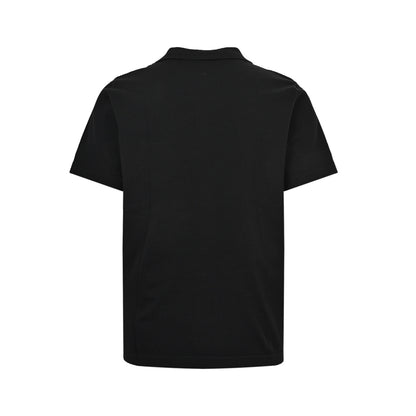 Gucci striped letter jacquard knitted Polo short sleeves