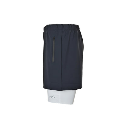Balenciaga reflective 6B fake two-piece spliced ​​shorts