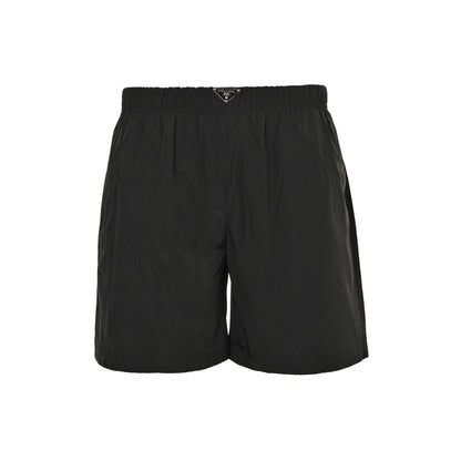 Prada 25ss waist triangle beach shorts