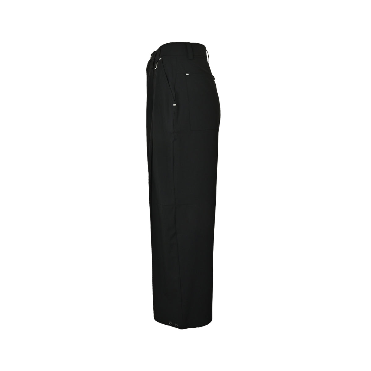 TEAM WANG square button casual trousers