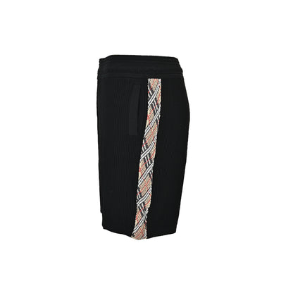 Burberry side fine plaid knitted shorts