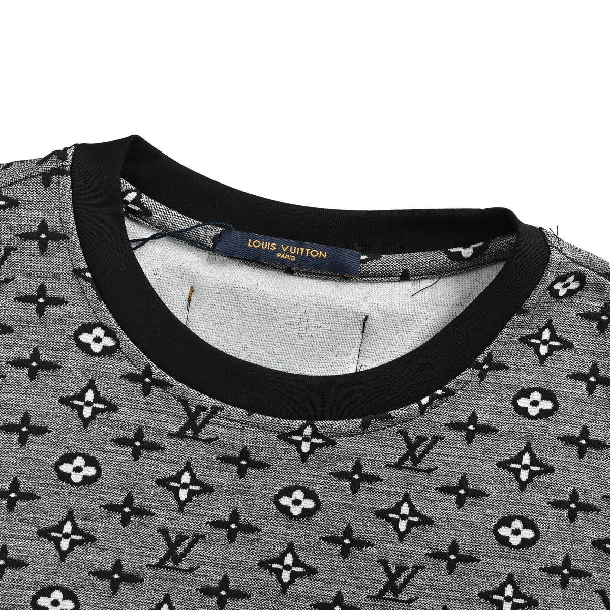 Louis Vuitton 26ss all-over presbyopia jacquard short sleeves