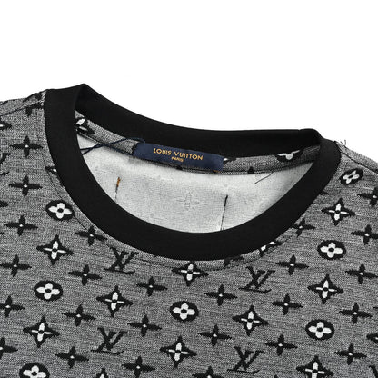 Louis Vuitton 26ss all-over presbyopia jacquard short sleeves