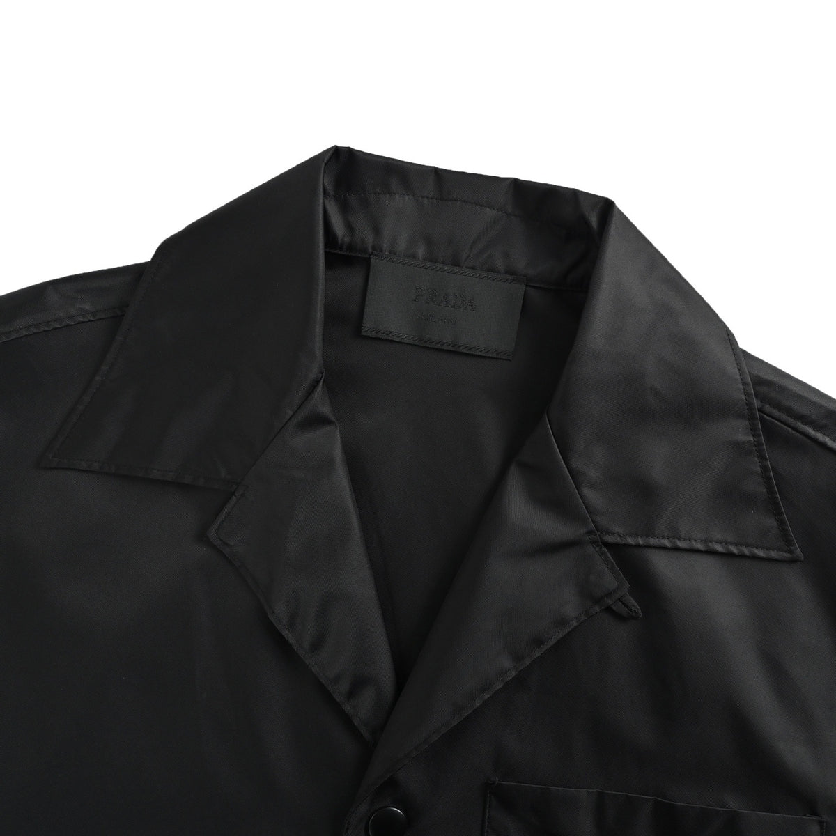 Prada triangle short-sleeved shirt
