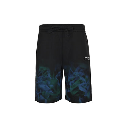 Dior smoke rendering print shorts