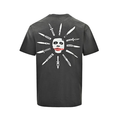 SAINT MICHAEL 25SS villain clown print short sleeves