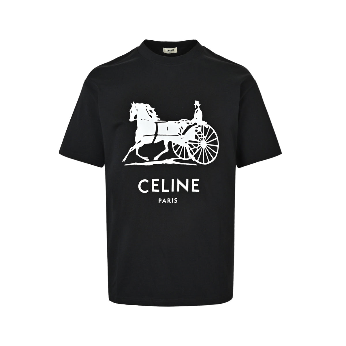 Celine carriage glue print short sleeves