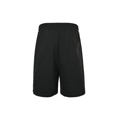Louis Vuitton laser cut patch logo shorts