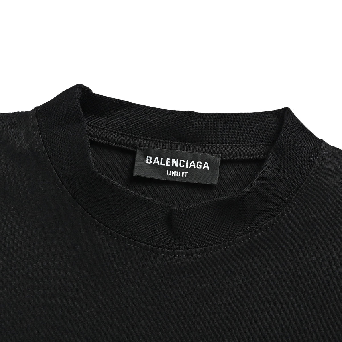 Balenciaga/Balanciaga hem Paris label short sleeves