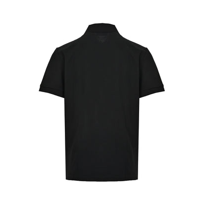Moncler/Mask Black Label Half-Zip Polo Short Sleeve