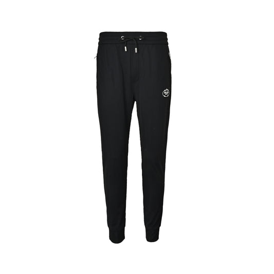 Prada circle embroidered back pocket triangle trousers