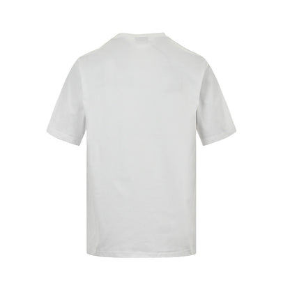 Balenciaga 24ss blurred letter three-dimensional printed short sleeves