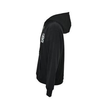 Loewe/Luo Yiwei 25Fw checkerboard hooded sweatshirt