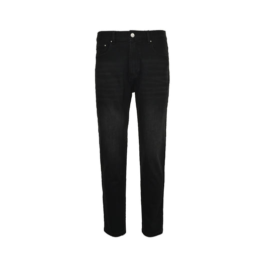 LouisVitton/Louis Vuitton back pocket presbyopic colorful embroidered jeans