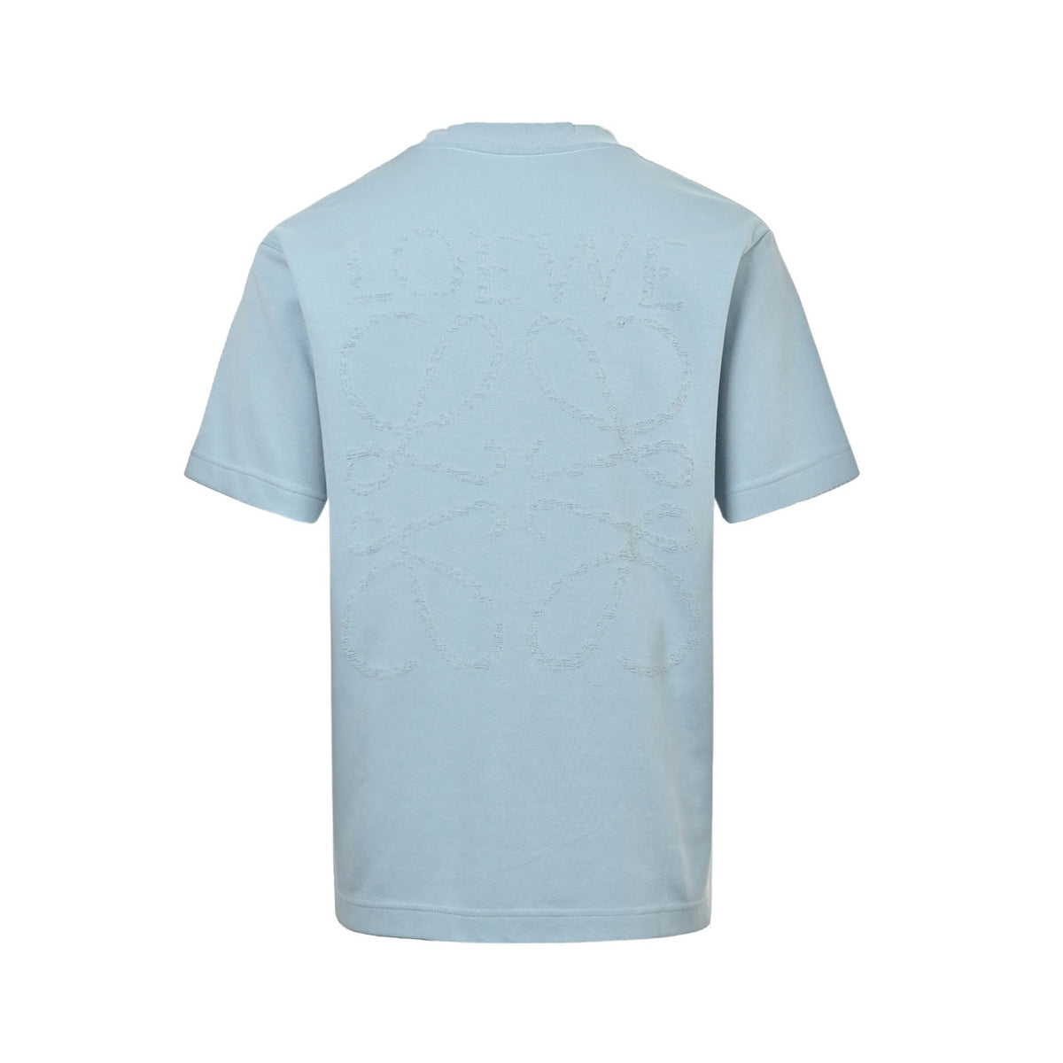 Loewe/Luo Yiwei burnt flower hollow logo short sleeves