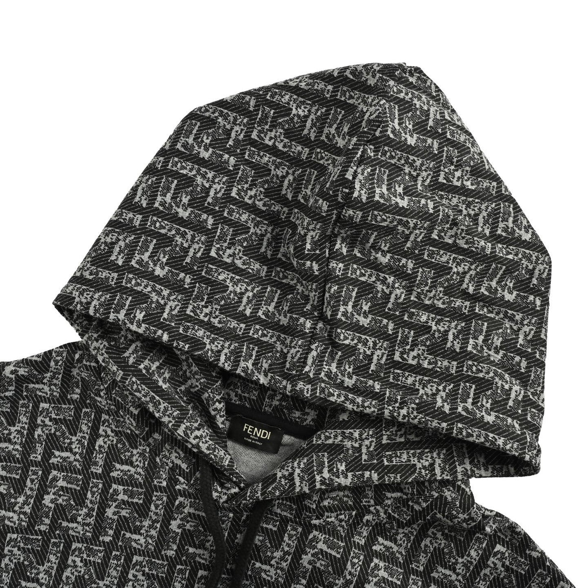Fendi 25Fw all-over printed double F color matching hooded sweatshirt
