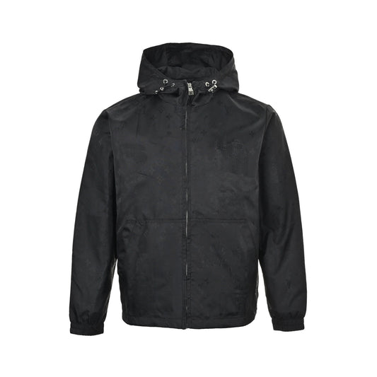 Louis Vuitton 25Fw dog walking dark pattern jacquard windbreaker jacket