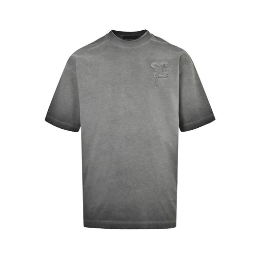 Louis Vuitton 26ss letter logo patch embroidered short sleeves