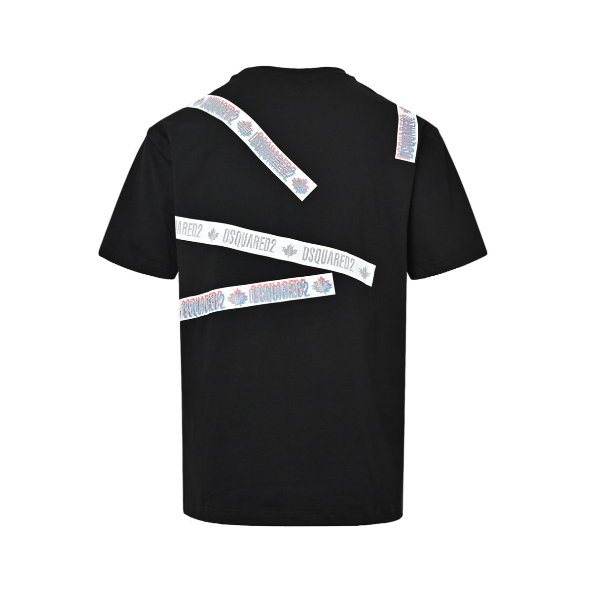 Dsquared2 cross webbing all over printed logo short sleeves