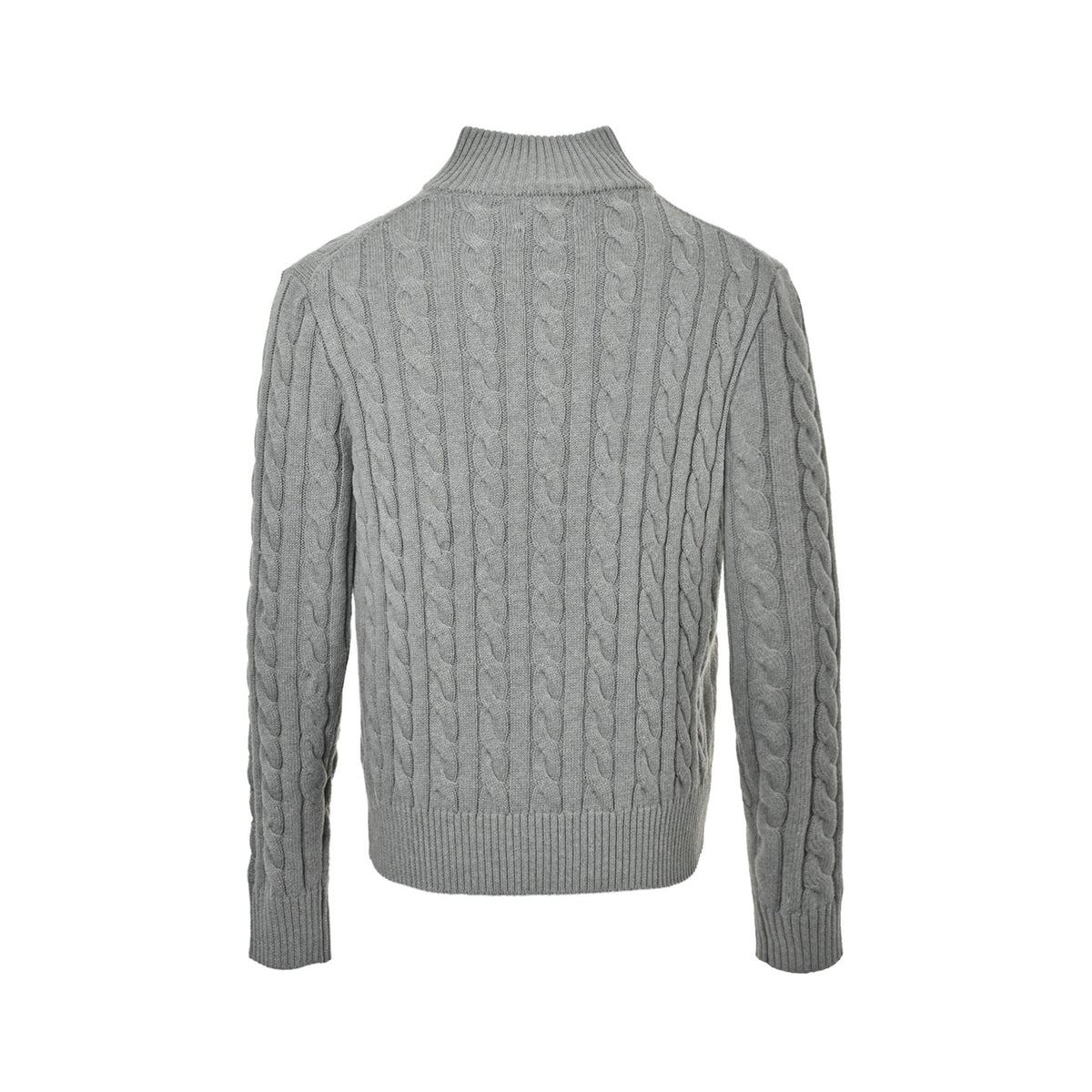 Ralph Lauren thick-knit cable half-zip sweater