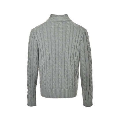 Ralph Lauren thick-knit cable half-zip sweater