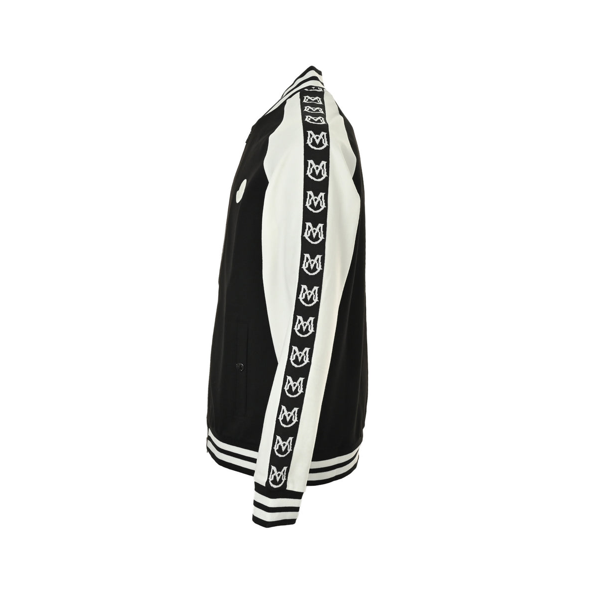Moncler/Mask color block embroidered logo logo webbing suit zipper jacket