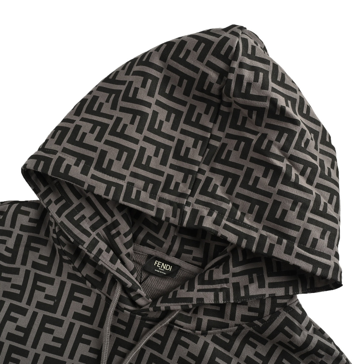 Fendi FF element full-print logo suit hooded sweatshirt