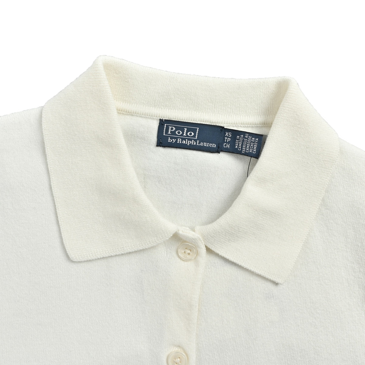 Ralph Lauren women's embroidered horse logo knitted cardigan short sleeves
