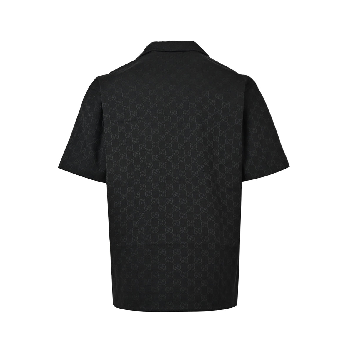 Gucci old flower jacquard all-over print suit short-sleeved shirt