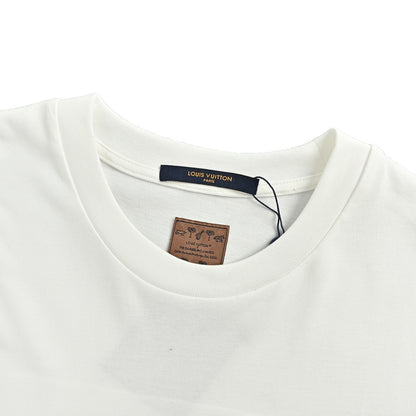 Louis Vuitton 26ss animal embroidered short sleeves