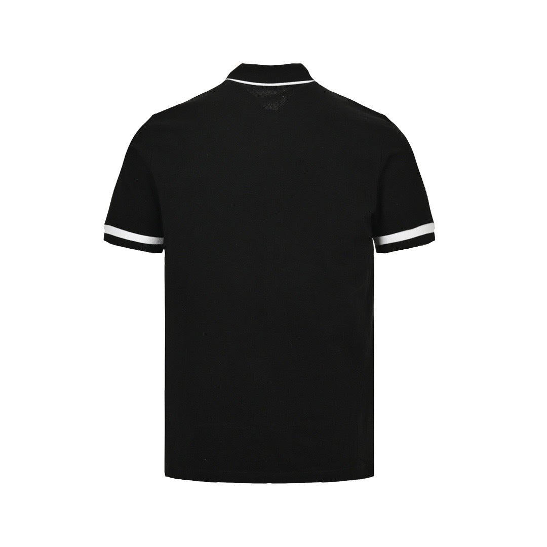 Celine classic embroidered small label Polo short sleeves
