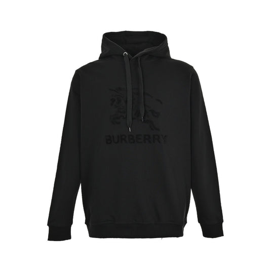 Burberry towel embroidered war horse hooded sweatshirt