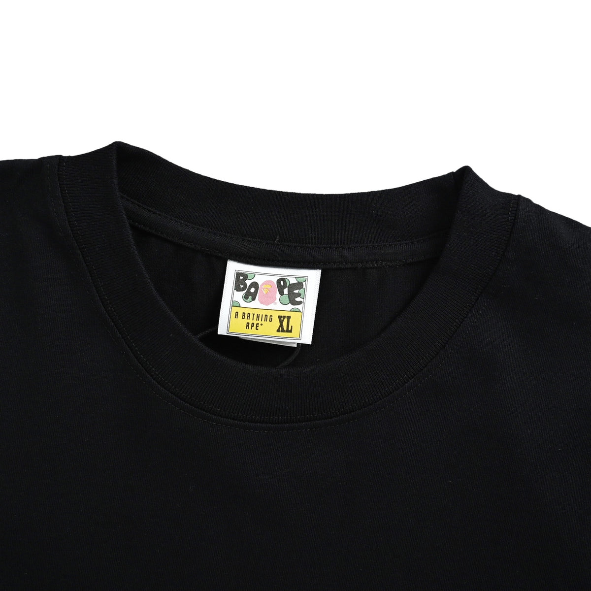 Bape 26ss cartoon monkey camouflage print short sleeves