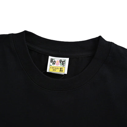 Bape 26ss cartoon monkey camouflage print short sleeves