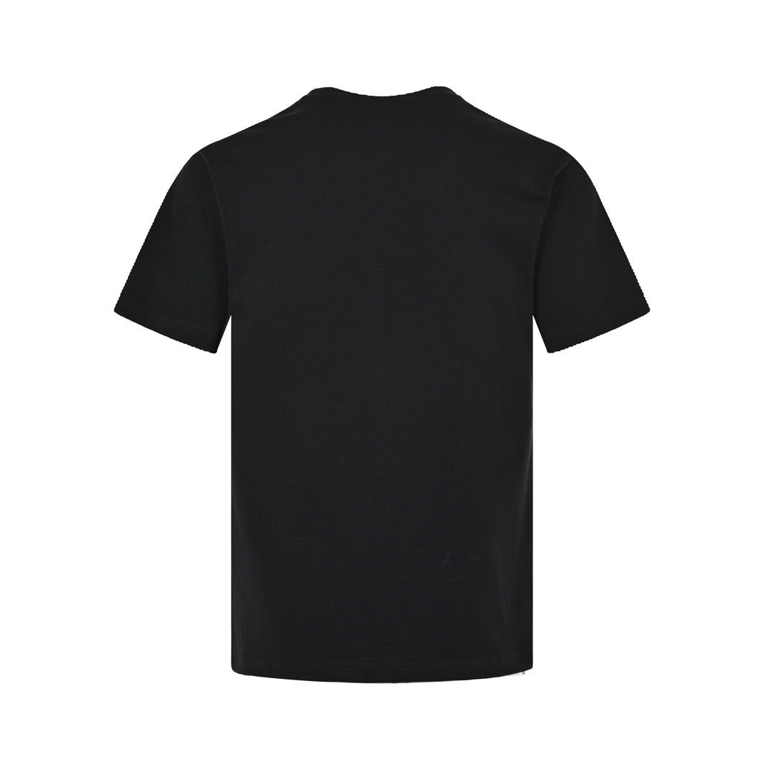 Gucci 23ss double G interlocking color block logo printed short sleeves