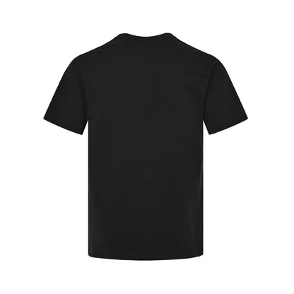 Gucci 23ss double G interlocking color block logo printed short sleeves