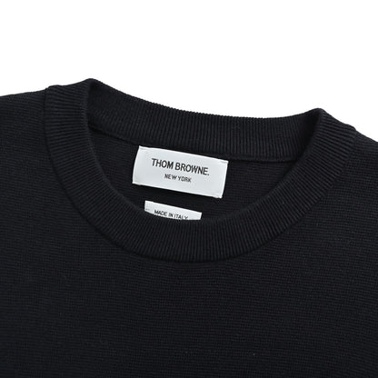Thom Browne/Thom Brown four-bar wool crew neck sweater