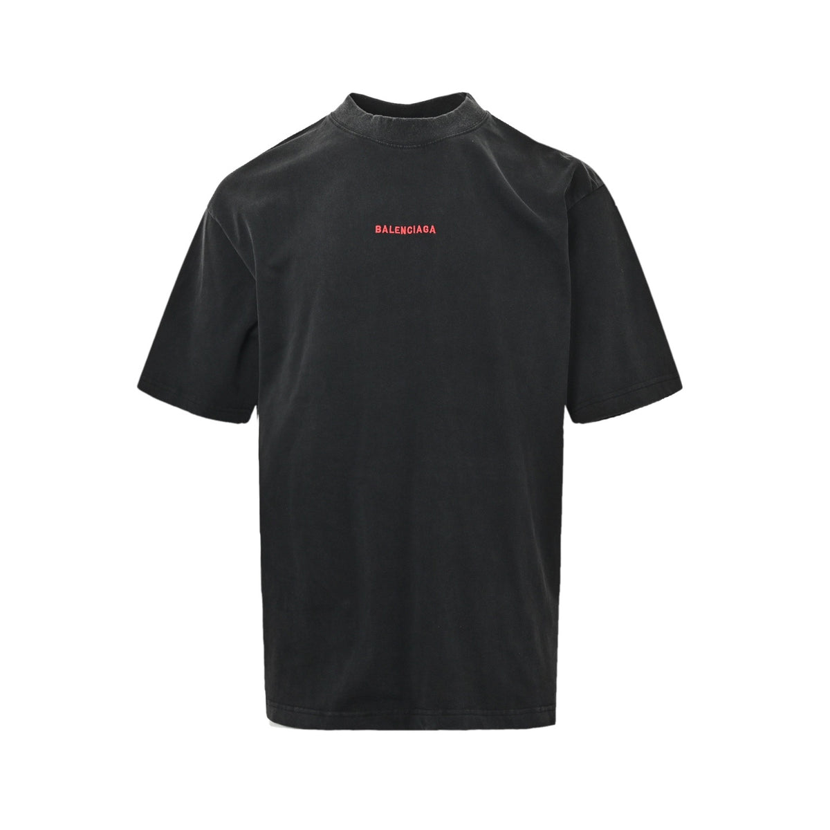 Balenciaga 26ss embroidered logo short sleeves on front and back
