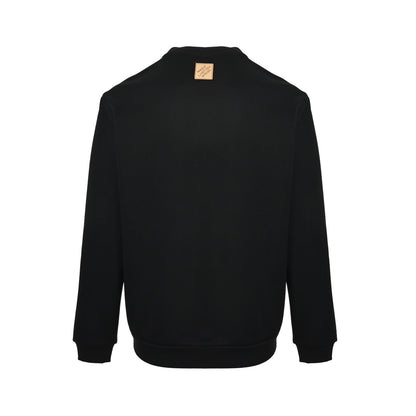 Louis Vuitton crown embroidered crew neck sweatshirt