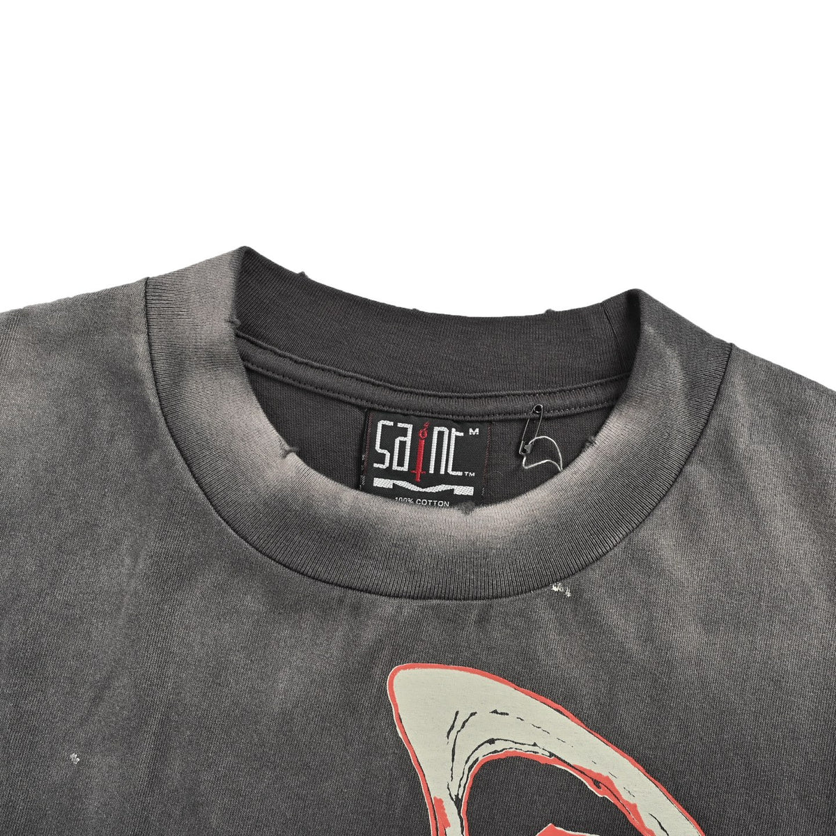 SAINT MICHAEL Death's List printed short sleeves