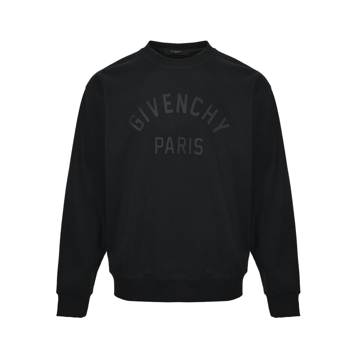 GIVENCHY 25Fw silicone letter round neck sweatshirt