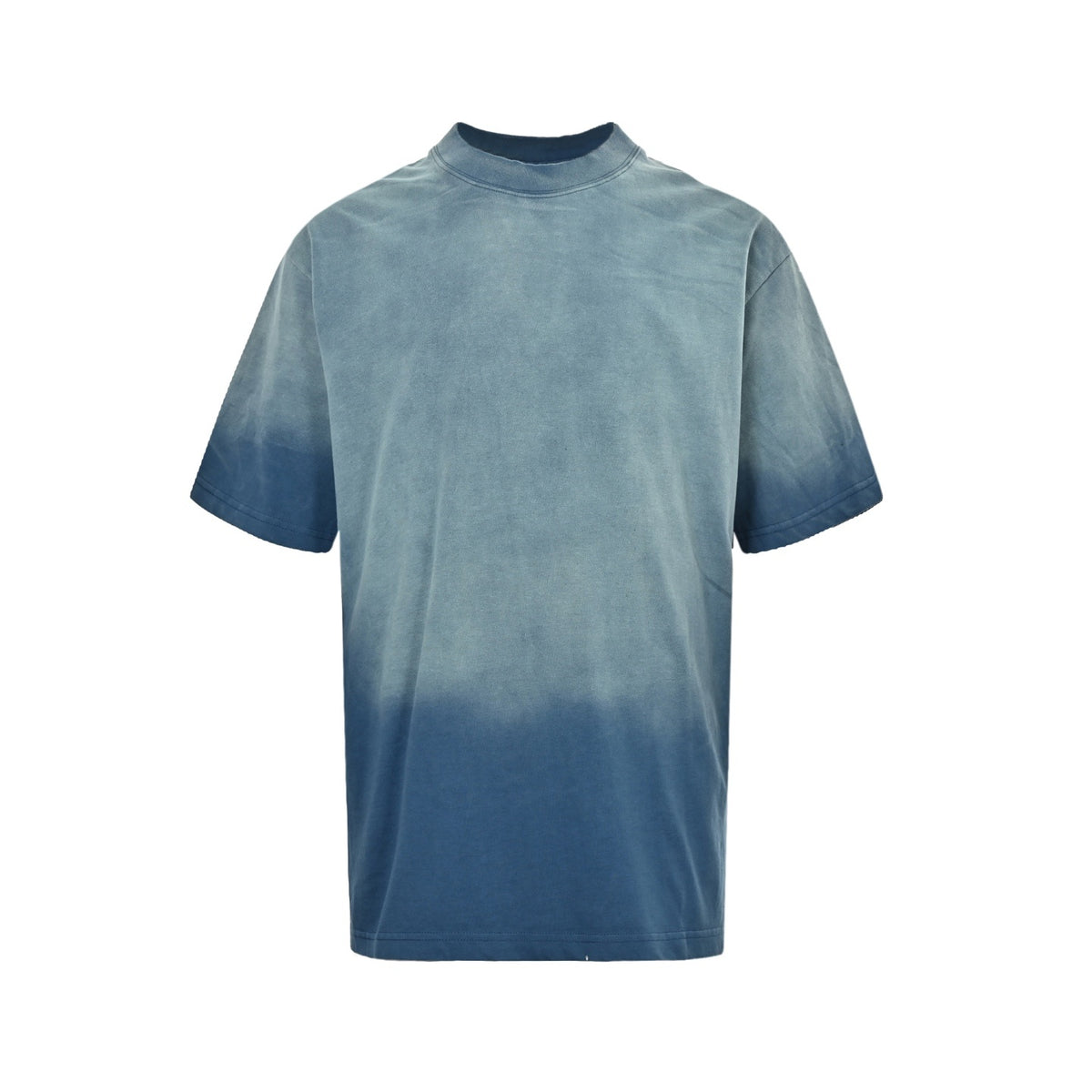 Balenciaga/Balanciaga back letter printed washed short sleeves