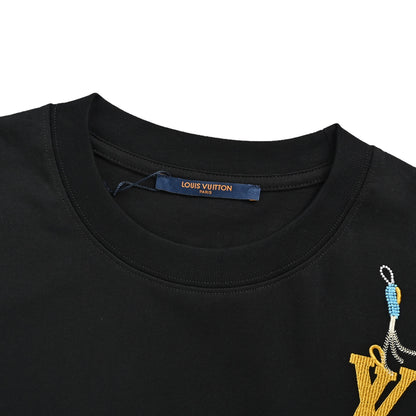 LouisVuitton/Louis Vuitton chest tool pendant short sleeves