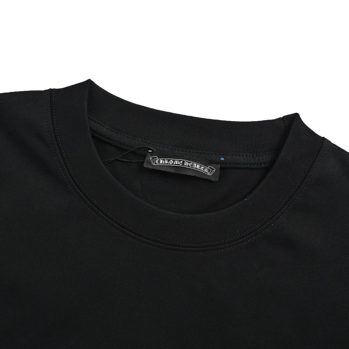 Chrome Hearts/Chrome Heart 26ss hardware leather label cross embroidered short sleeves