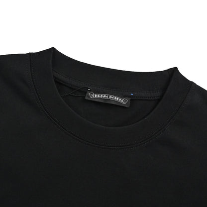 Chrome Hearts/Chrome Heart 26ss hardware leather label cross embroidered short sleeves