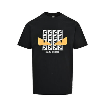 Fendi little monster eyes printed short sleeves