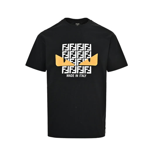 Fendi little monster eyes printed short sleeves