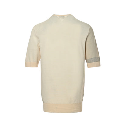 HERMES/Hermès logo jacquard knitted short sleeves