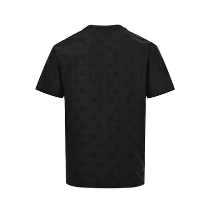 Balenciaga 26ss all-over presbyopia jacquard short sleeves