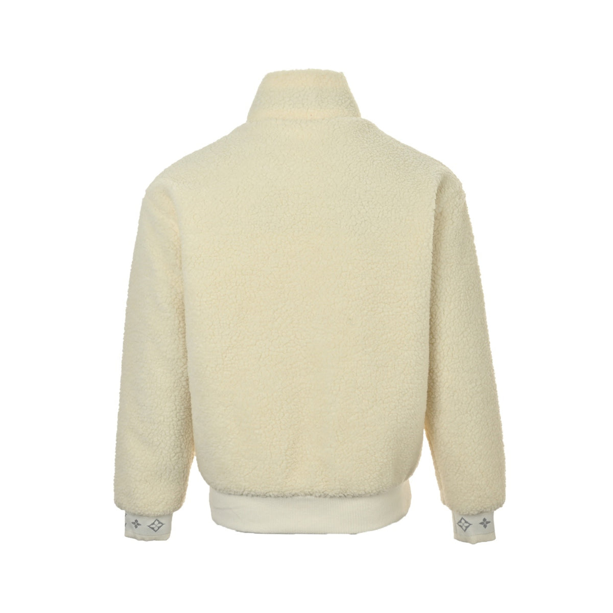 Louis Vuitton 24Fw leather sherpa stand collar jacket